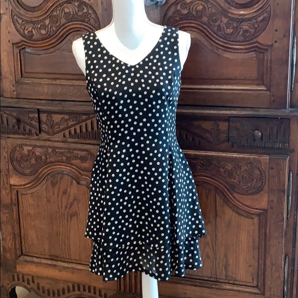 Quintessential polka dot party dress
